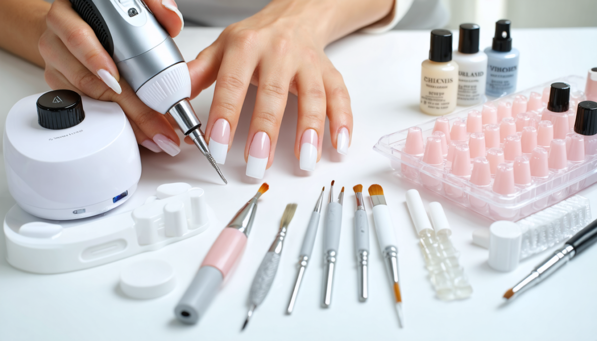 apprenez à réaliser une pose américaine d'ongles parfaite à domicile grâce à notre guide en 7 étapes faciles et détaillées.