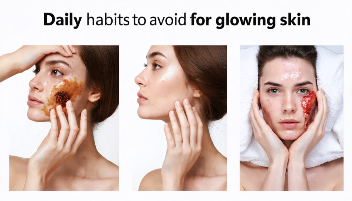 découvrez les 4 gestes quotidiens à éviter absolument pour préserver l'éclat naturel de votre peau et garder un teint lumineux au quotidien.