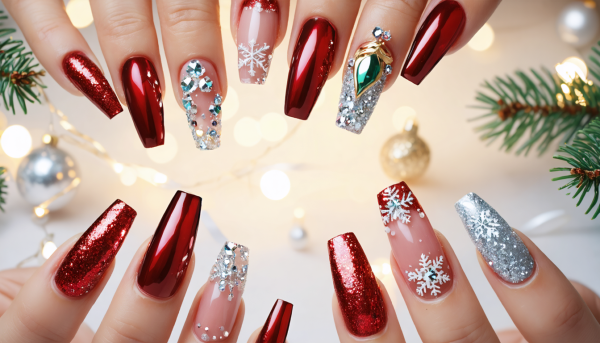 découvrez des inspirations d’ongles élégants et festifs pour sublimer vos fêtes de noël avec style et raffinement.