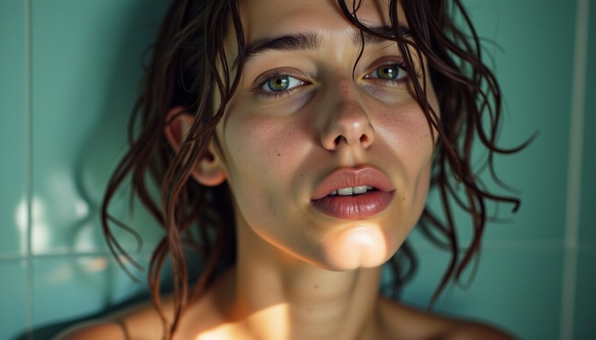 Le secret sous la douche : comment un simple geste métamorphose les cheveux fins en une crinière spectaculaire