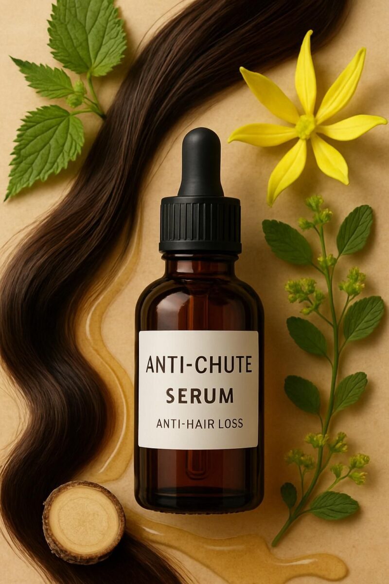 découvrez notre sérum anti-chute capillaire, la solution efficace pour renforcer vos cheveux et favoriser une chevelure plus dense et éclatante de santé.